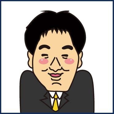 営業加藤の似顔絵