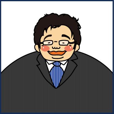 営業山口マネージャーの似顔絵